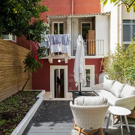 Charming Terrace - Liberdade 公寓 *